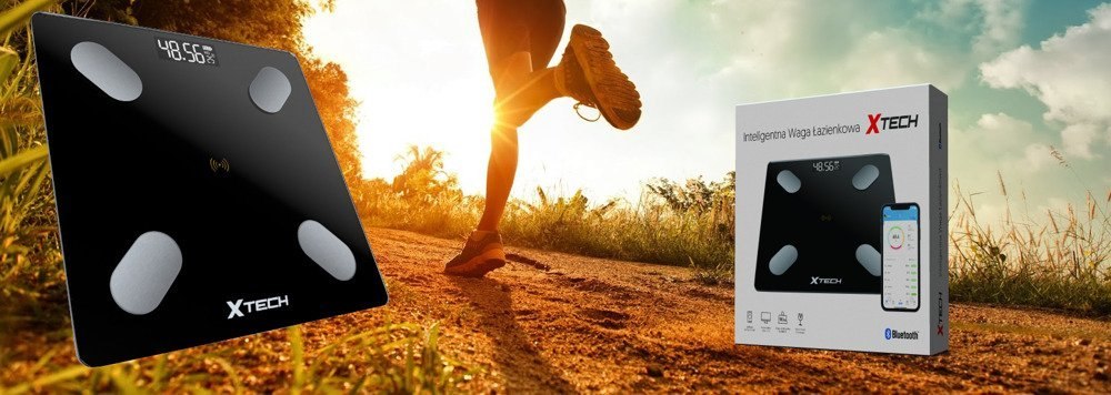 Inteligentna waga łazienkowa bluetooth czarna Inteligentna waga łazienkowa bluetooth czarna