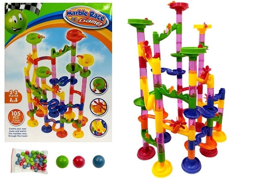 Tor Wyścigowy dla Kulek Gra Marble Race Tor Wyścigowy dla Kulek Gra Marble Race