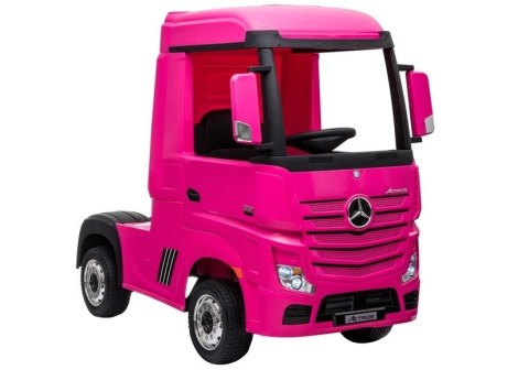 Auto na Akumulator Mercedes Actros Różowy Auto na Akumulator Mercedes Actros Różowy