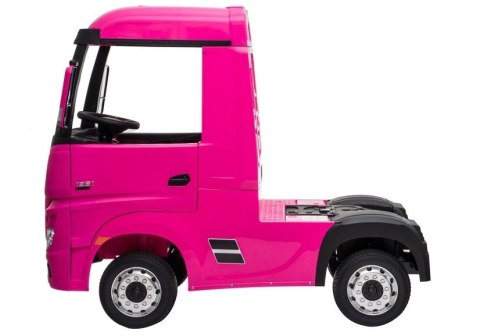 Auto na Akumulator Mercedes Actros Różowy Auto na Akumulator Mercedes Actros Różowy