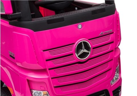 Auto na Akumulator Mercedes Actros Różowy Auto na Akumulator Mercedes Actros Różowy