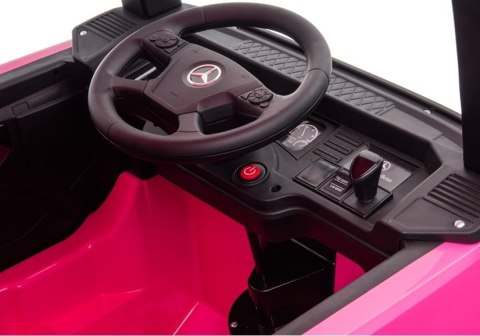 Auto na Akumulator Mercedes Actros Różowy Auto na Akumulator Mercedes Actros Różowy