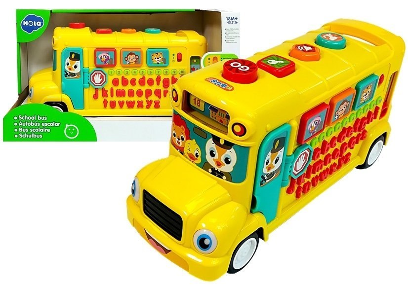 Interaktywny Autobus Hola Nauka Liter i Cyfr Interaktywny Autobus Hola Nauka Liter i Cyfr