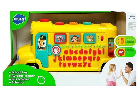 Interaktywny Autobus Hola Nauka Liter i Cyfr Interaktywny Autobus Hola Nauka Liter i Cyfr