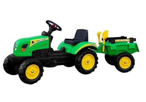 Traktor z przyczepą 01 Zielony Traktor z przyczepą 01 Zielony