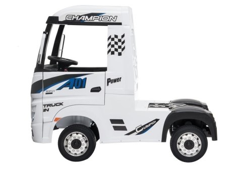 Auto na Akumulator Mercedes Actros Biały MP4 Auto na Akumulator Mercedes Actros Biały MP4