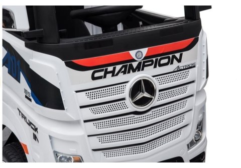 Auto na Akumulator Mercedes Actros Biały MP4 Auto na Akumulator Mercedes Actros Biały MP4