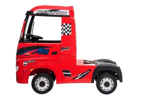 Auto na Akumulator Mercedes Actros Czerwony MP4 Auto na Akumulator Mercedes Actros Czerwony MP4