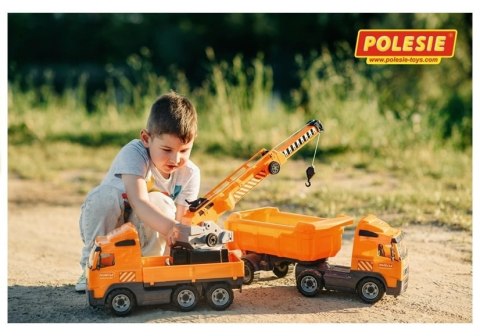 Polesie Samochód Dźwig Ruchoma Platforma 8824 Duży Polesie Samochód Dźwig Ruchoma Platforma 8824 Duży