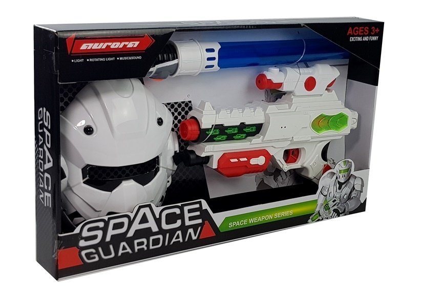 Kosmiczny Pistolet Laserowy z Maską Miecz Świecący Kosmiczny Pistolet Laserowy z Maską Miecz Świecący