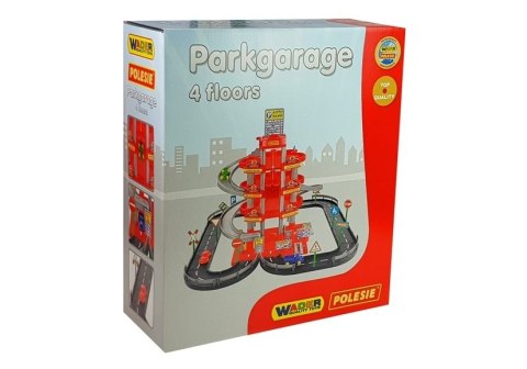 Parking 4-poziomowy z drogą i samochodami 44723 Parking 4-poziomowy z drogą i samochodami 44723