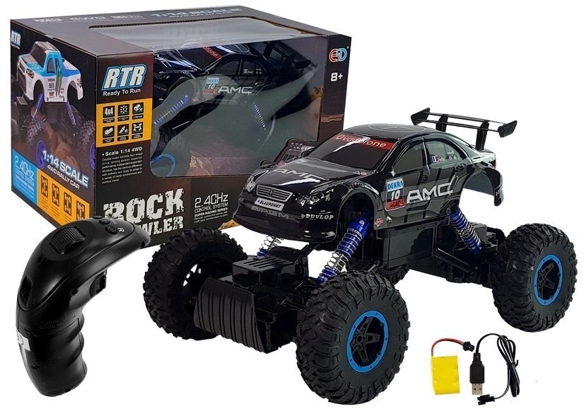 Auto Offroad Zdalnie Sterowane R/C 1:14 Niebieskie Auto Offroad Zdalnie Sterowane R/C 1:14 Niebieskie