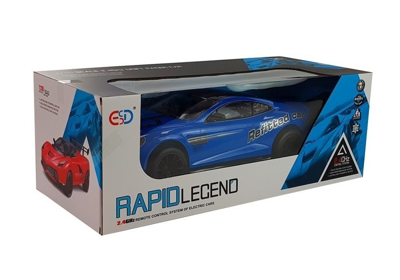 Auto Sportowe Zdalnie Sterowane 1:10 Niebieskie Auto Sportowe Zdalnie Sterowane 1:10 Niebieskie