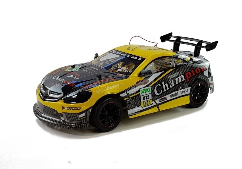 Auto Sportowe Zdalnie Sterowane 1:10 Żółte R/C Auto Sportowe Zdalnie Sterowane 1:10 Żółte R/C