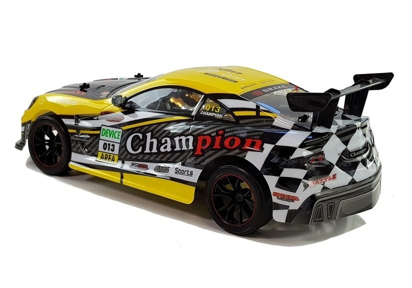 Auto Sportowe Zdalnie Sterowane 1:10 Żółte R/C Auto Sportowe Zdalnie Sterowane 1:10 Żółte R/C