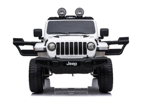 Auto na Akumulator Jeep Wrangler Rubicon Biały Auto na Akumulator Jeep Wrangler Rubicon Biały