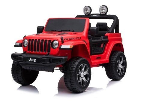 Auto na Akumulator Jeep Wrangler Rubicon Czerwony Auto na Akumulator Jeep Wrangler Rubicon Czerwony