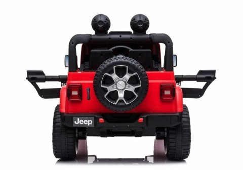 Auto na Akumulator Jeep Wrangler Rubicon Czerwony Auto na Akumulator Jeep Wrangler Rubicon Czerwony