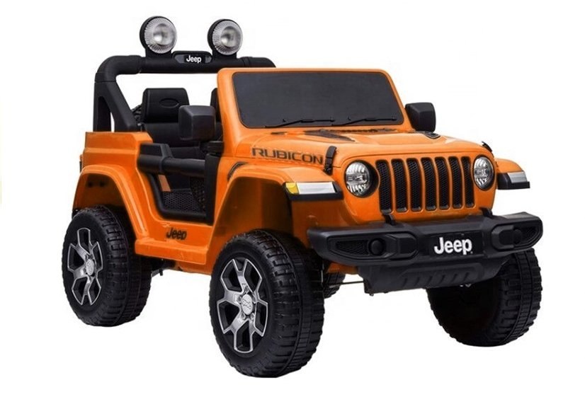 Auto na Akumulator Jeep Wrangler Rubicon Pomarańcz Auto na Akumulator Jeep Wrangler Rubicon Pomarańcz