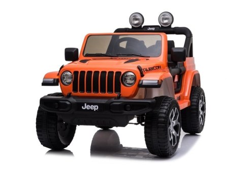 Auto na Akumulator Jeep Wrangler Rubicon Pomarańcz Auto na Akumulator Jeep Wrangler Rubicon Pomarańcz