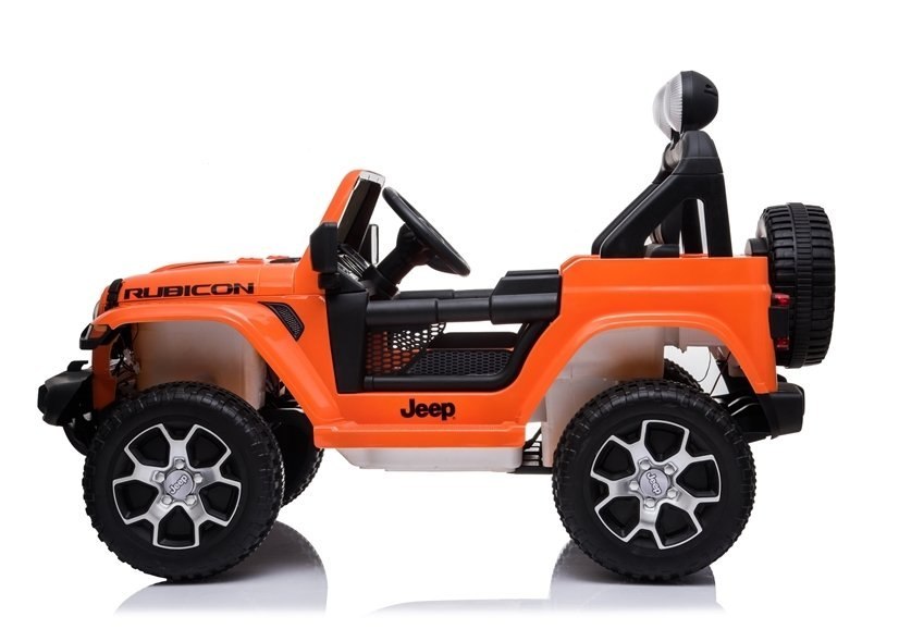 Auto na Akumulator Jeep Wrangler Rubicon Pomarańcz Auto na Akumulator Jeep Wrangler Rubicon Pomarańcz