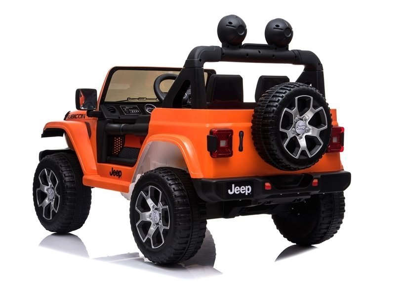 Auto na Akumulator Jeep Wrangler Rubicon Pomarańcz Auto na Akumulator Jeep Wrangler Rubicon Pomarańcz