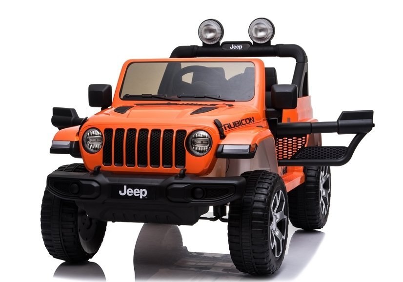 Auto na Akumulator Jeep Wrangler Rubicon Pomarańcz Auto na Akumulator Jeep Wrangler Rubicon Pomarańcz