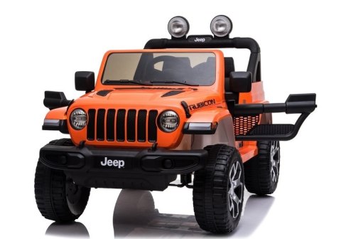 Auto na Akumulator Jeep Wrangler Rubicon Pomarańcz Auto na Akumulator Jeep Wrangler Rubicon Pomarańcz