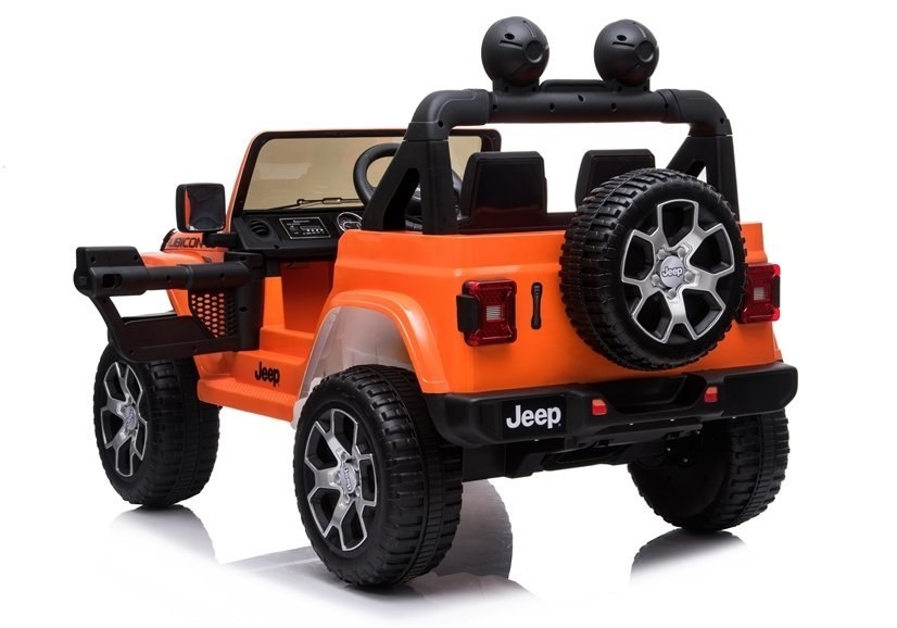 Auto na Akumulator Jeep Wrangler Rubicon Pomarańcz Auto na Akumulator Jeep Wrangler Rubicon Pomarańcz