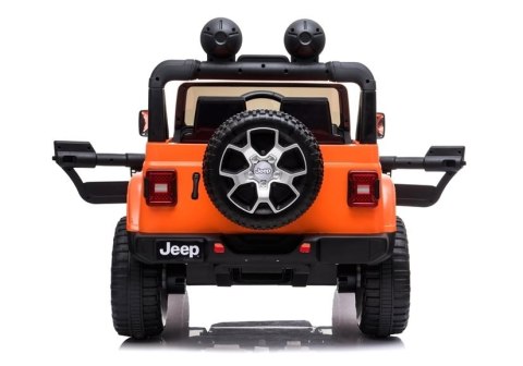 Auto na Akumulator Jeep Wrangler Rubicon Pomarańcz Auto na Akumulator Jeep Wrangler Rubicon Pomarańcz