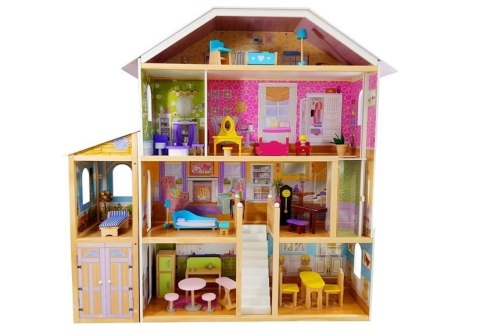 Duży Domek dla lalek Drewniany Villa Daria 123 cm Duży Domek dla lalek Drewniany Villa Daria 123 cm