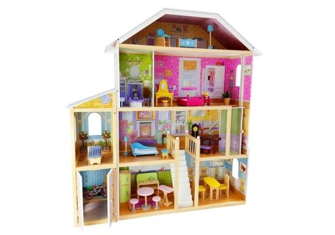 Duży Domek dla lalek Drewniany Villa Daria 123 cm Duży Domek dla lalek Drewniany Villa Daria 123 cm