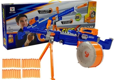 Karabin na piankowe Naboje Magazynek Bębenkowy Karabin na piankowe Naboje Magazynek Bębenkowy