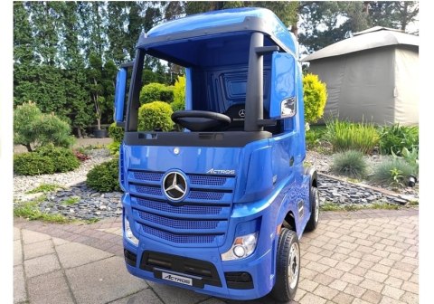 Auto na Akumulator Mercedes Actros Niebieski Lakierowany MP4 Auto na Akumulator Mercedes Actros Niebieski Lakierowany MP4