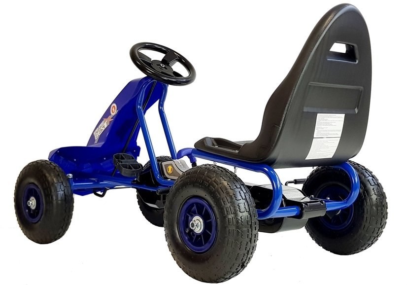 Gokart na Pedały A-18 Niebieski Gokart na Pedały A-18 Niebieski