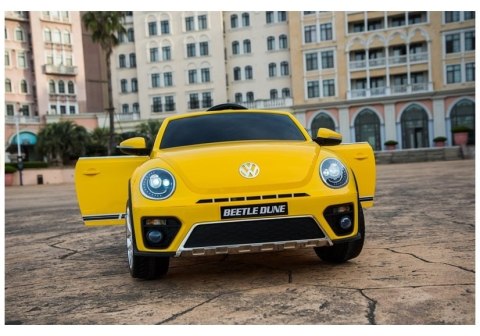 Auto Na Akumulator Volkswagen Beetle Dune Żółty Auto Na Akumulator Volkswagen Beetle Dune Żółty