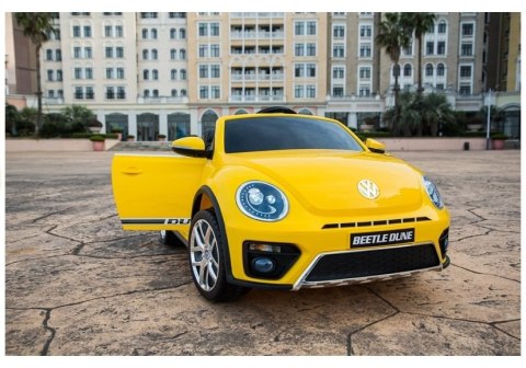Auto Na Akumulator Volkswagen Beetle Dune Żółty Auto Na Akumulator Volkswagen Beetle Dune Żółty