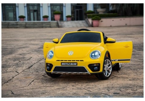 Auto Na Akumulator Volkswagen Beetle Dune Żółty Auto Na Akumulator Volkswagen Beetle Dune Żółty