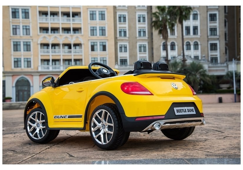 Auto Na Akumulator Volkswagen Beetle Dune Żółty Auto Na Akumulator Volkswagen Beetle Dune Żółty