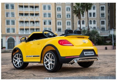 Auto Na Akumulator Volkswagen Beetle Dune Żółty Auto Na Akumulator Volkswagen Beetle Dune Żółty