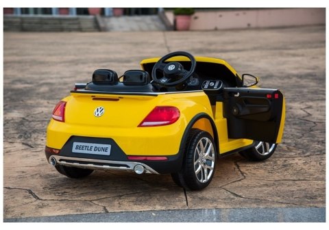 Auto Na Akumulator Volkswagen Beetle Dune Żółty Auto Na Akumulator Volkswagen Beetle Dune Żółty