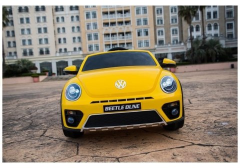 Auto Na Akumulator Volkswagen Beetle Dune Żółty Auto Na Akumulator Volkswagen Beetle Dune Żółty