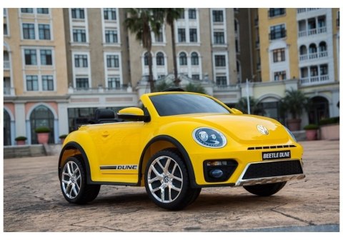Auto Na Akumulator Volkswagen Beetle Dune Żółty Auto Na Akumulator Volkswagen Beetle Dune Żółty