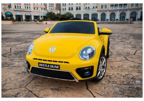 Auto Na Akumulator Volkswagen Beetle Dune Żółty Auto Na Akumulator Volkswagen Beetle Dune Żółty