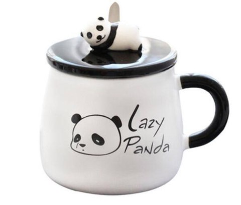 Kubek Panda z łyżeczką - LAZY PANDA Kubek Panda z łyżeczką - LAZY PANDA