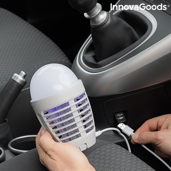 Lampa owadobójcza UV na Komary Akumulatorowa LED 2 w 1 Lampa owadobójcza UV na Komary Akumulatorowa LED 2 w 1
