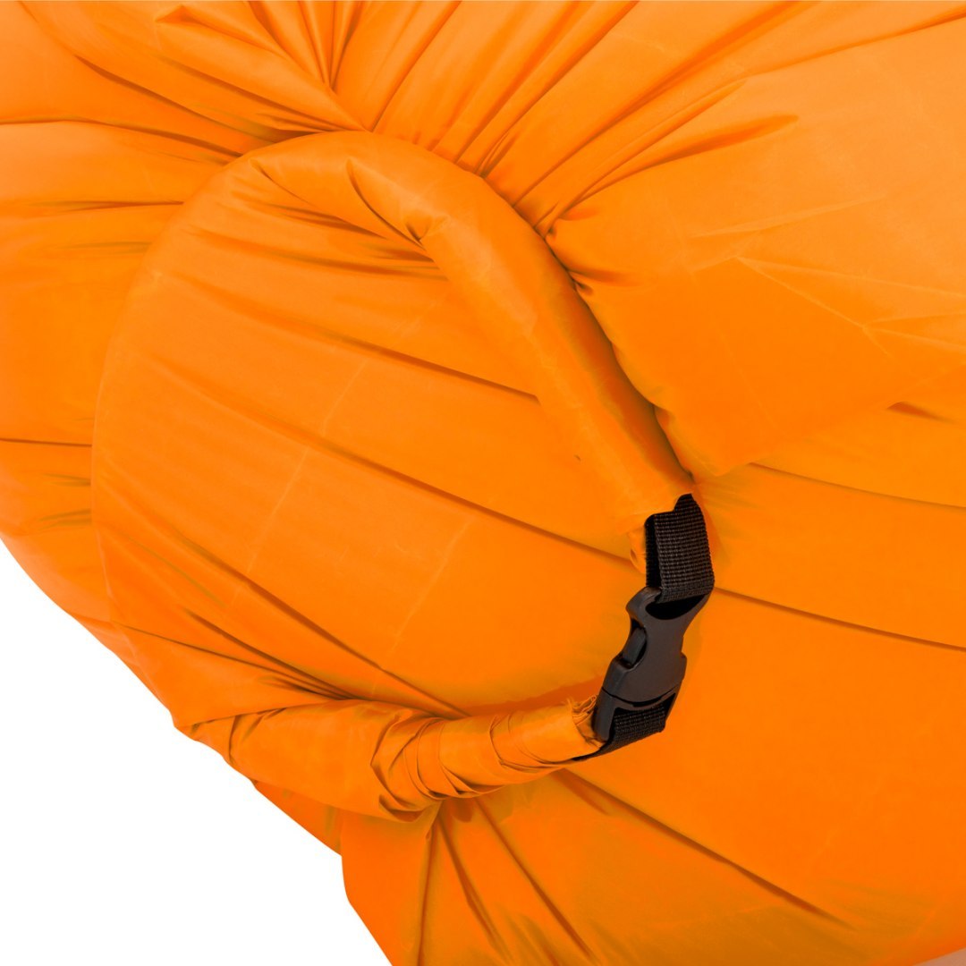 Lazy Bag SOFA materac LEŻAK na POWIETRZE pomarańcz