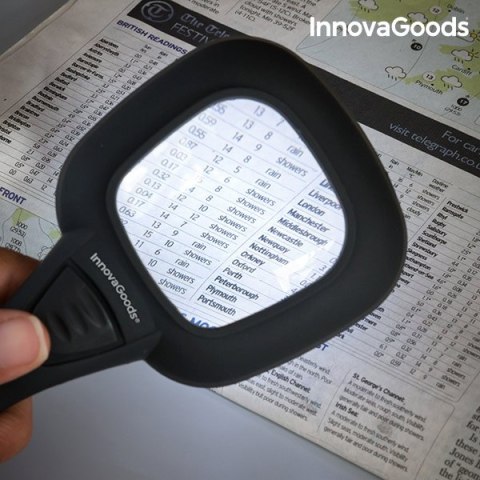 Lupa UV z Diodami LED 3X InnovaGoods Lupa UV z Diodami LED 3X InnovaGoods