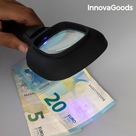 Lupa UV z Diodami LED 3X InnovaGoods Lupa UV z Diodami LED 3X InnovaGoods