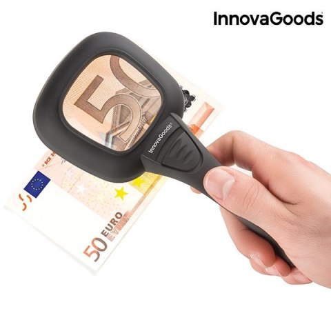 Lupa UV z Diodami LED 3X InnovaGoods Lupa UV z Diodami LED 3X InnovaGoods